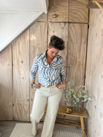 Blouse Fay  lichtblauw