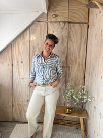 Blouse Fay  lichtblauw