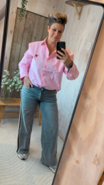 Blouse Love “licht roze”
