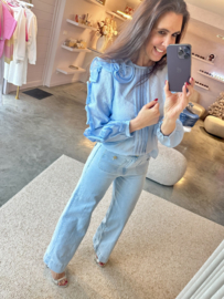 LOLA BLOUSE BLAUW