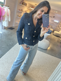 CARMEN VEST BLAUW