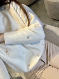 ZARA PULL CREME STRIK