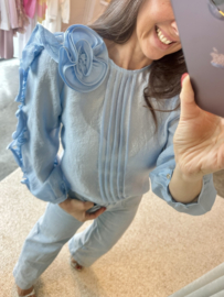 LOLA BLOUSE BLAUW