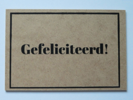 Gefeliciteerd