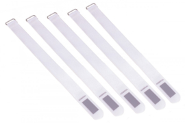 Admiral - Kabelbinder 38cm (set van 5 stuks) Wit