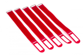 Admiral - Kabelbinder 26cm (set van 5 stuks) Rood