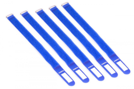 Admiral - Kabelbinder 38cm (set van 5 stuks) Blauw