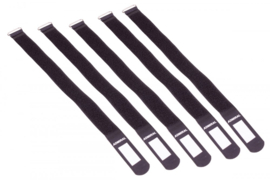Admiral - Kabelbinder 38cm (set van 5 stuks) Zwart