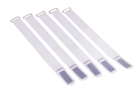 Admiral - Kabelbinder 26cm (set van 5 stuks) Wit