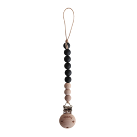 Mushie speenketting Cleo black