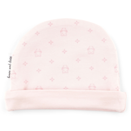 Frogs & Dogs Newborn Beanie roze 1 size