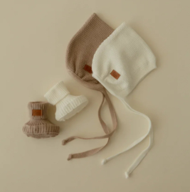 Knitted Hat Creamy 100% katoen