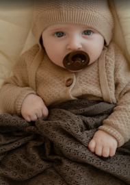 Knitted Hat Cappuccino 100% katoen
