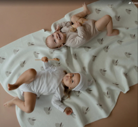Baby Blanket Rabbits Milky