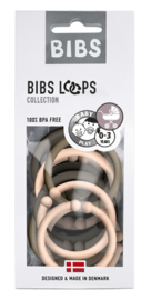 Bibs loops mix chocolate/blush/darkoak 12st