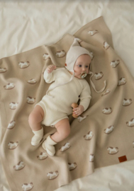 Baby Blanket Little Horse Beige