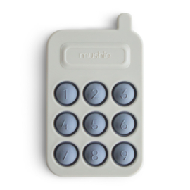 Mushie - Phone press toy Cambridge blue