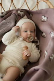 Baby Blanket Little Horse Plum