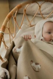 Baby Blanket Little Horse Beige