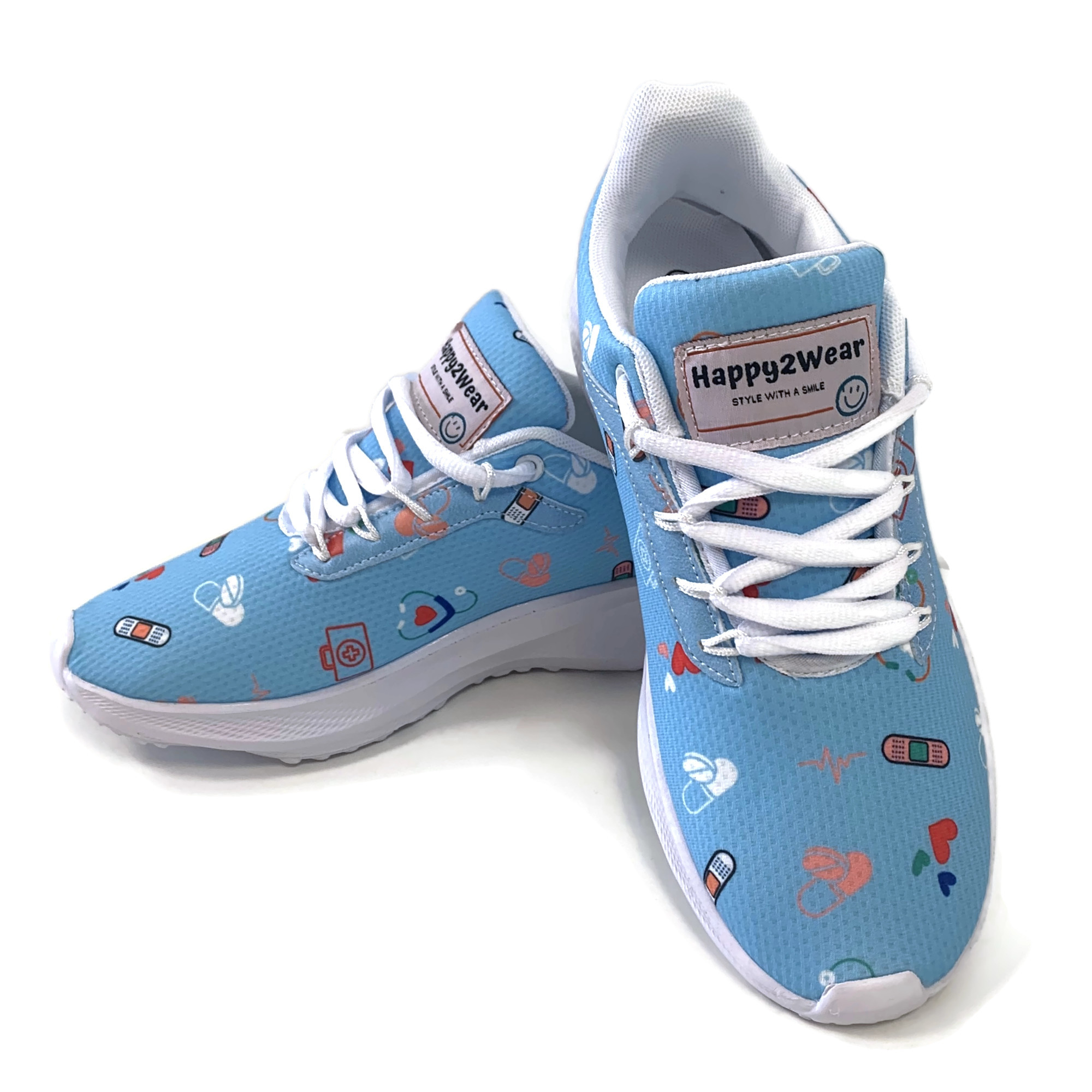 Happy2Wear Zorg Sneakers - Blue Care