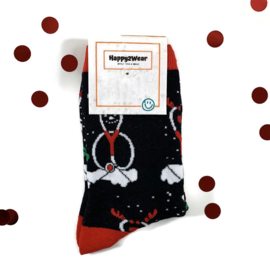 Happy2Wear Kerstsokken Santa & Snow
