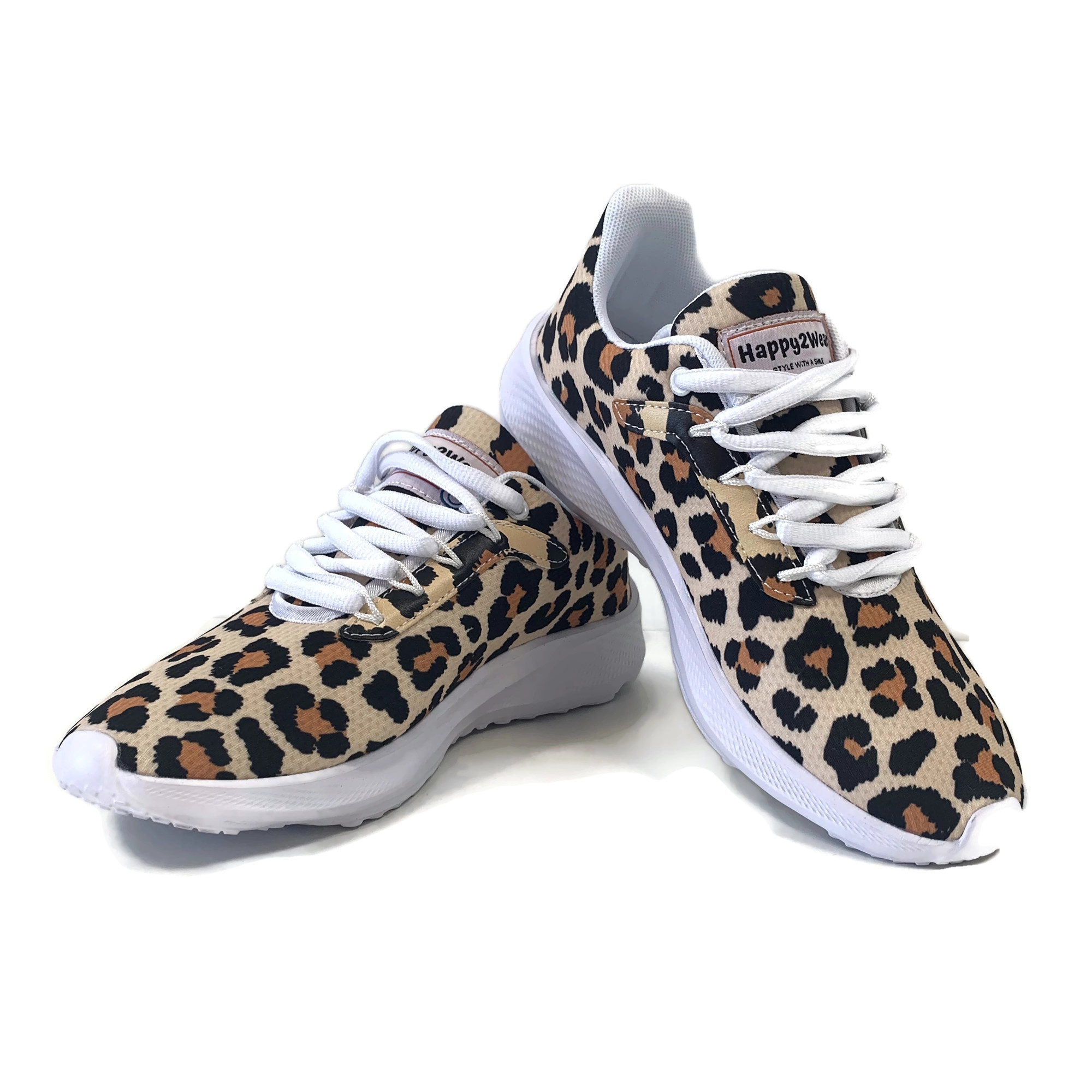 Happy2Wear Zorg Sneakers - Panter