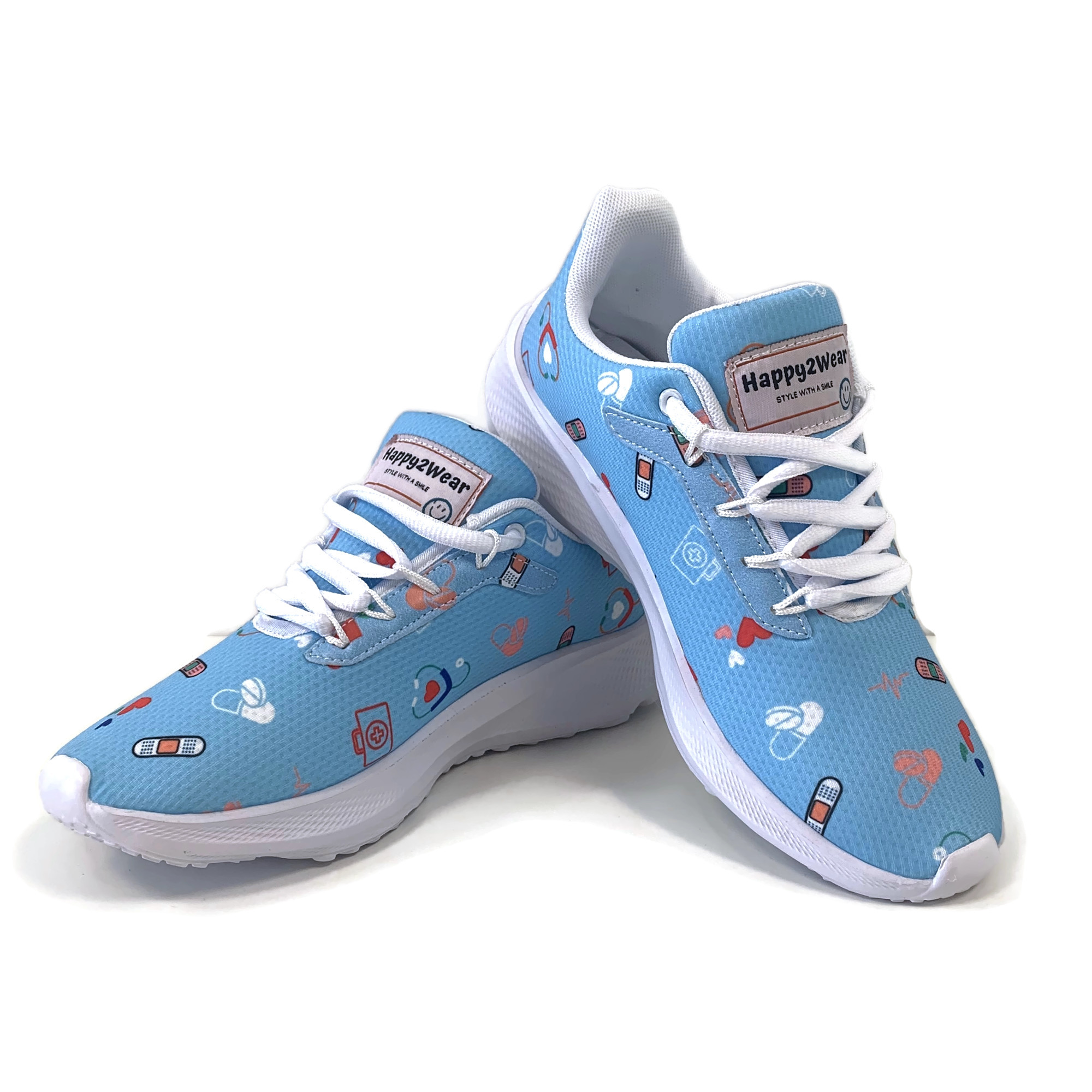 Happy2Wear Zorg Sneakers - Blue Care