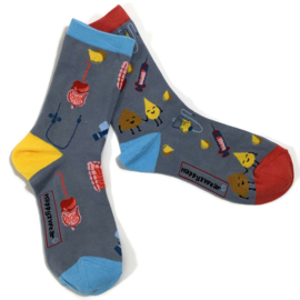 Happy2Wear MDL sokken mismatched - Maag Darm Lever afdeling