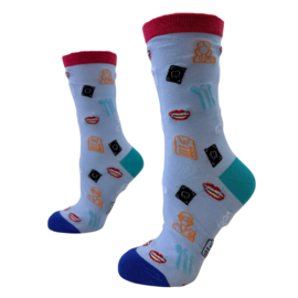 Happy2Wear tandarts sokken - Dental Care Blue