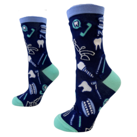 Happy2Wear sokken - Tandzorg en tandheelkunde - Marine