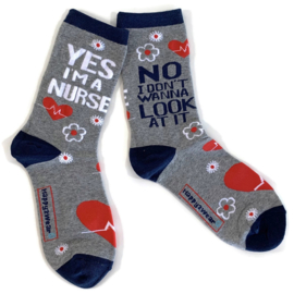 Happy2Wear Verpleegkundige sokken - Nurse Look at it