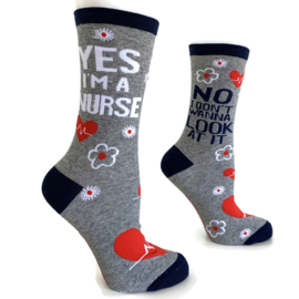 Happy2Wear Verpleegkundige sokken - Nurse Look at it