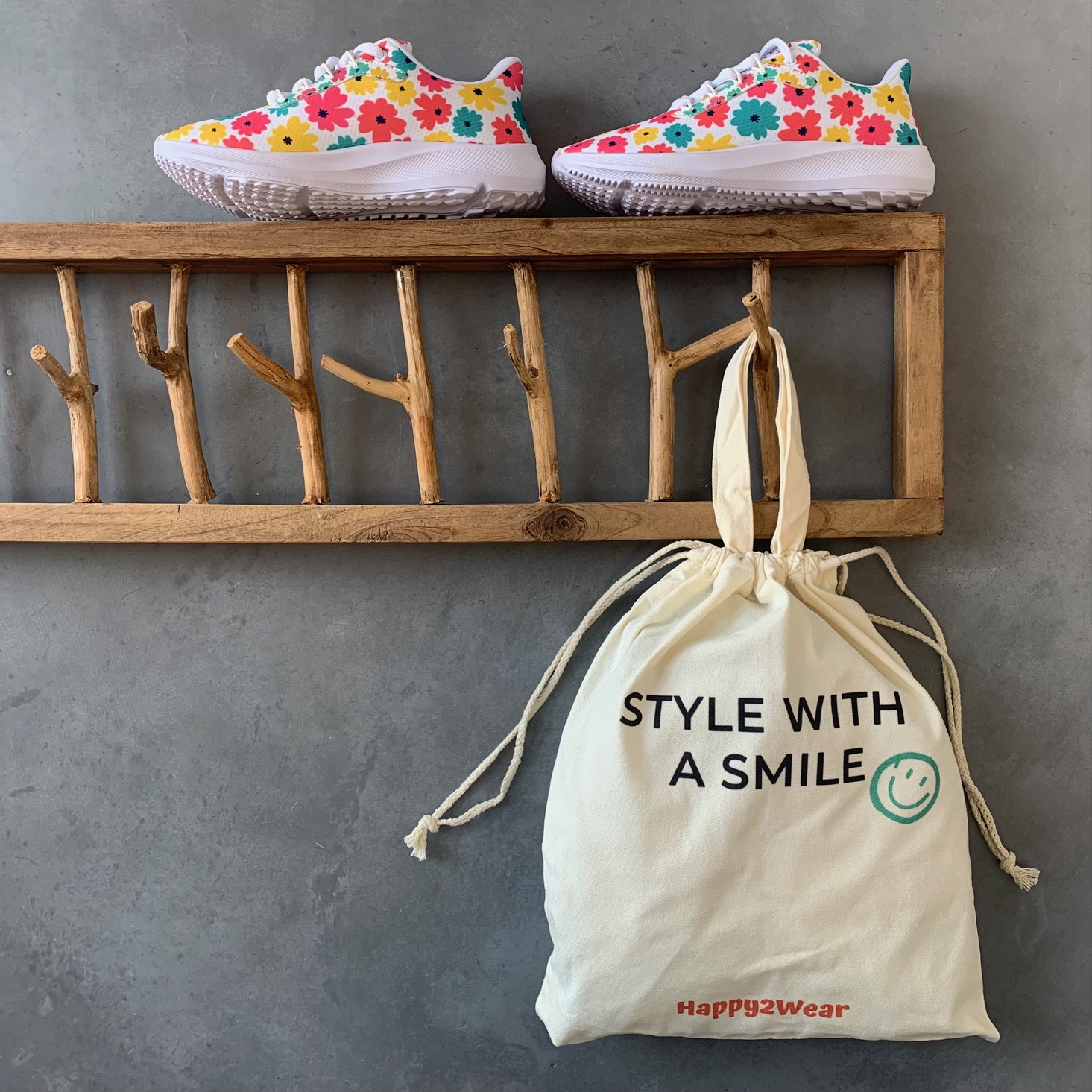 Happy2Wear Zorg Sneakers - Flower Boost