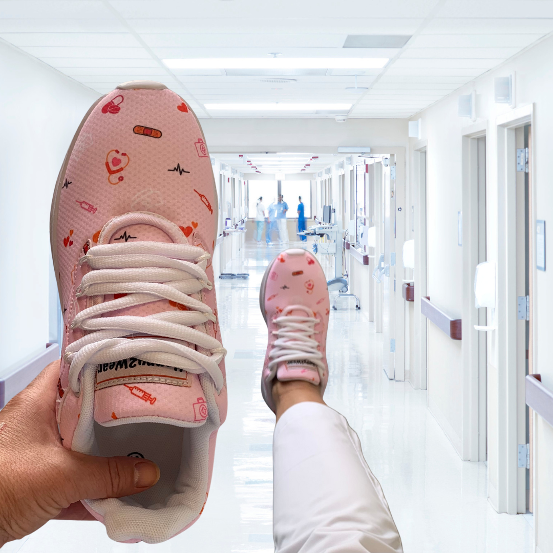 Happy2Wear Zorg Sneakers - Pink Care