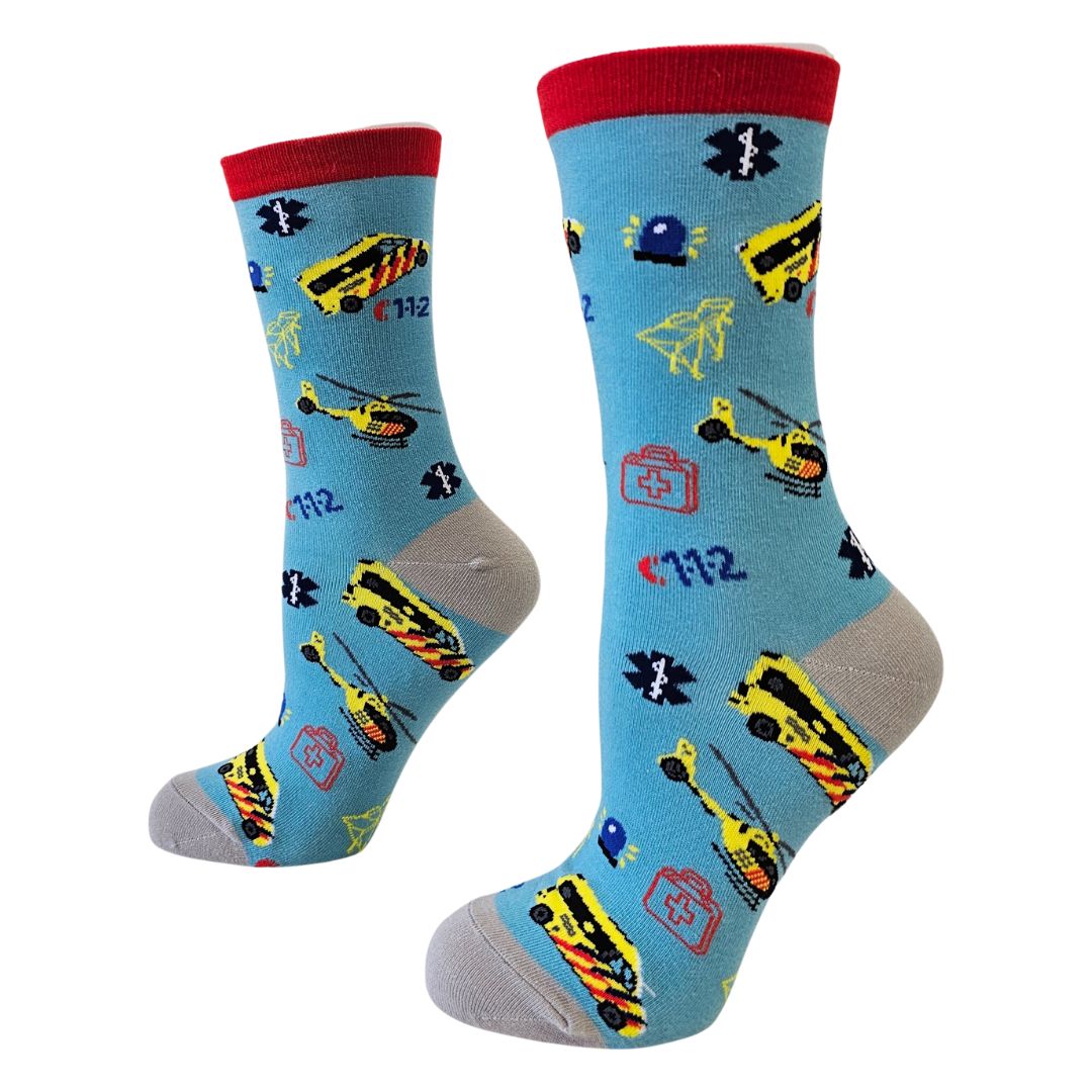Happy2Wear Ambulance sokken - 112 spoedeisende hulp