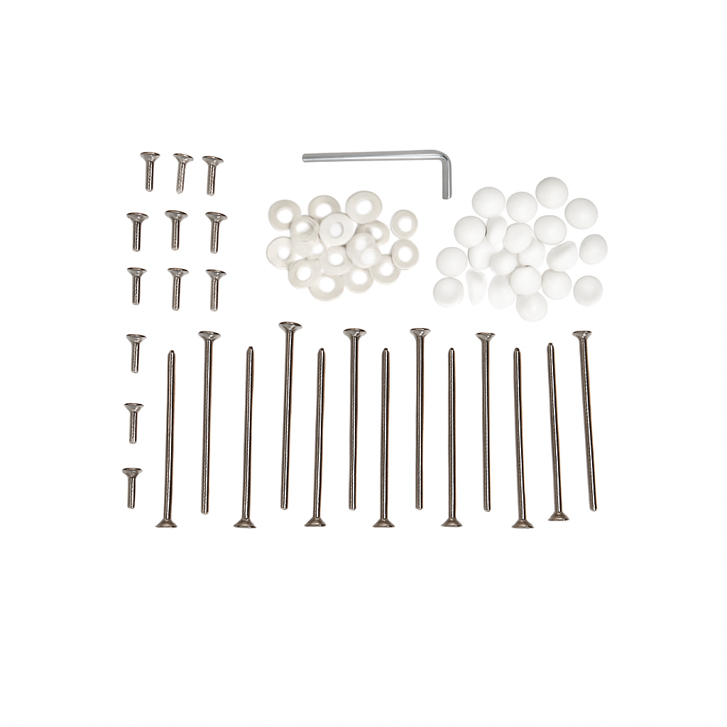 Hartman Tanger 168x105cm Gartentisch Montagesatz weiß