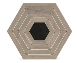 Hartman Hexagon 160cm tuintafelblad Grey