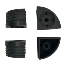 Hartman Gibraltar Gartentisch Beinkappenset