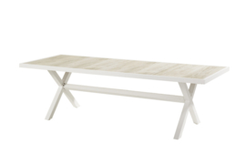 Hartman Canterbury 247x96cm tuintafel montageset Wit