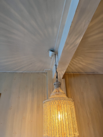 Schelpen hanglamp groot