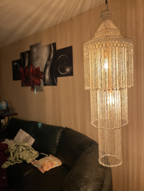 Schelpen hanglamp groot