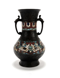 Cloisonné vaas Gu
