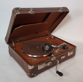 Koffergrammofoon 78toeren Thorens