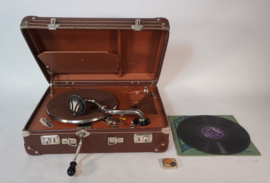 Koffergrammofoon 78toeren Thorens