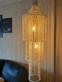 Schelpen hanglamp groot