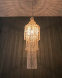 Schelpen hanglamp groot