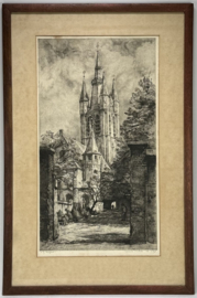 Ets oude kerk Delft