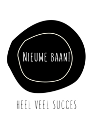 Nieuwe baan