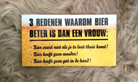 3 REDENEN WAAROM BIER.....