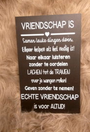 VRIENDSCHAP.......